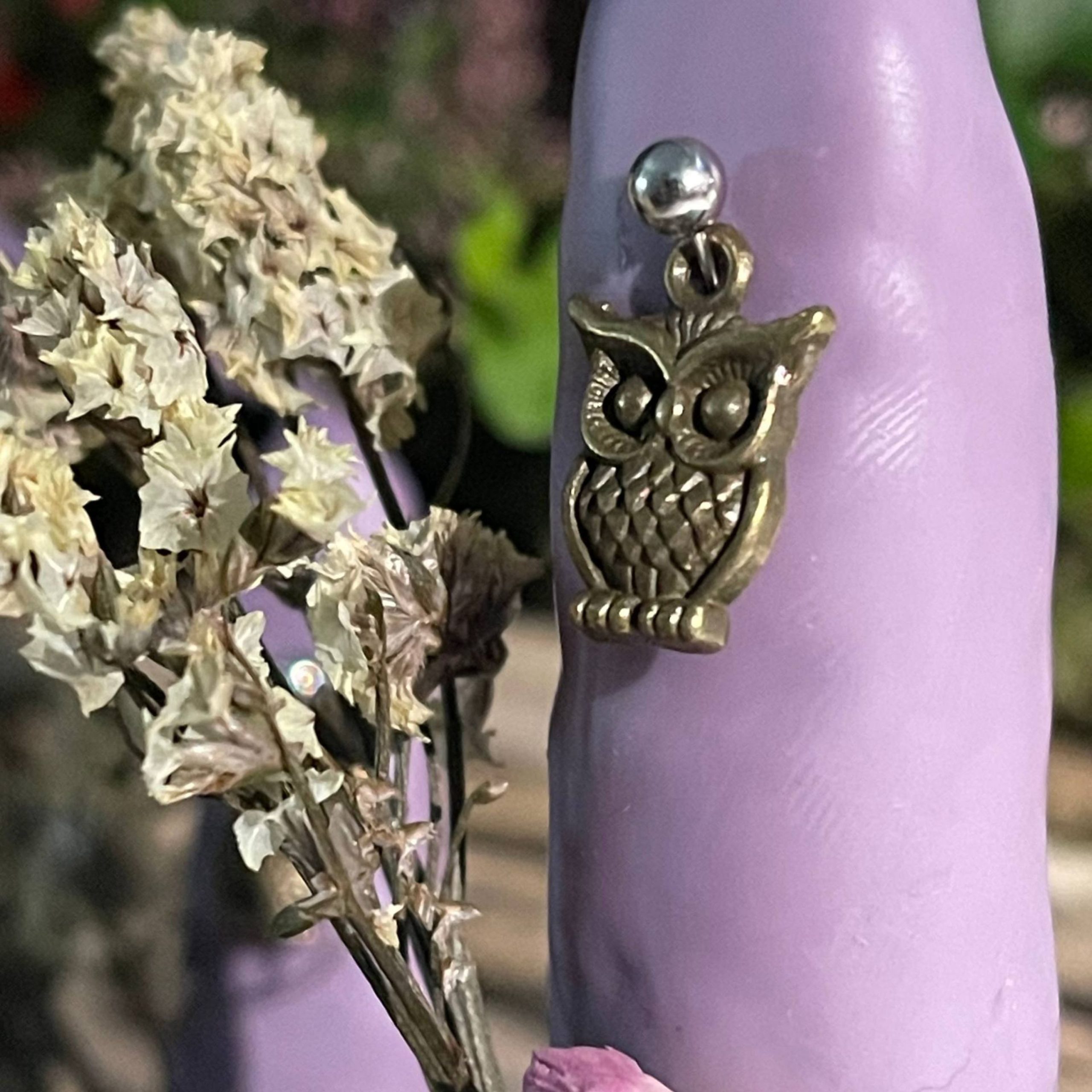 intention candle purple 224