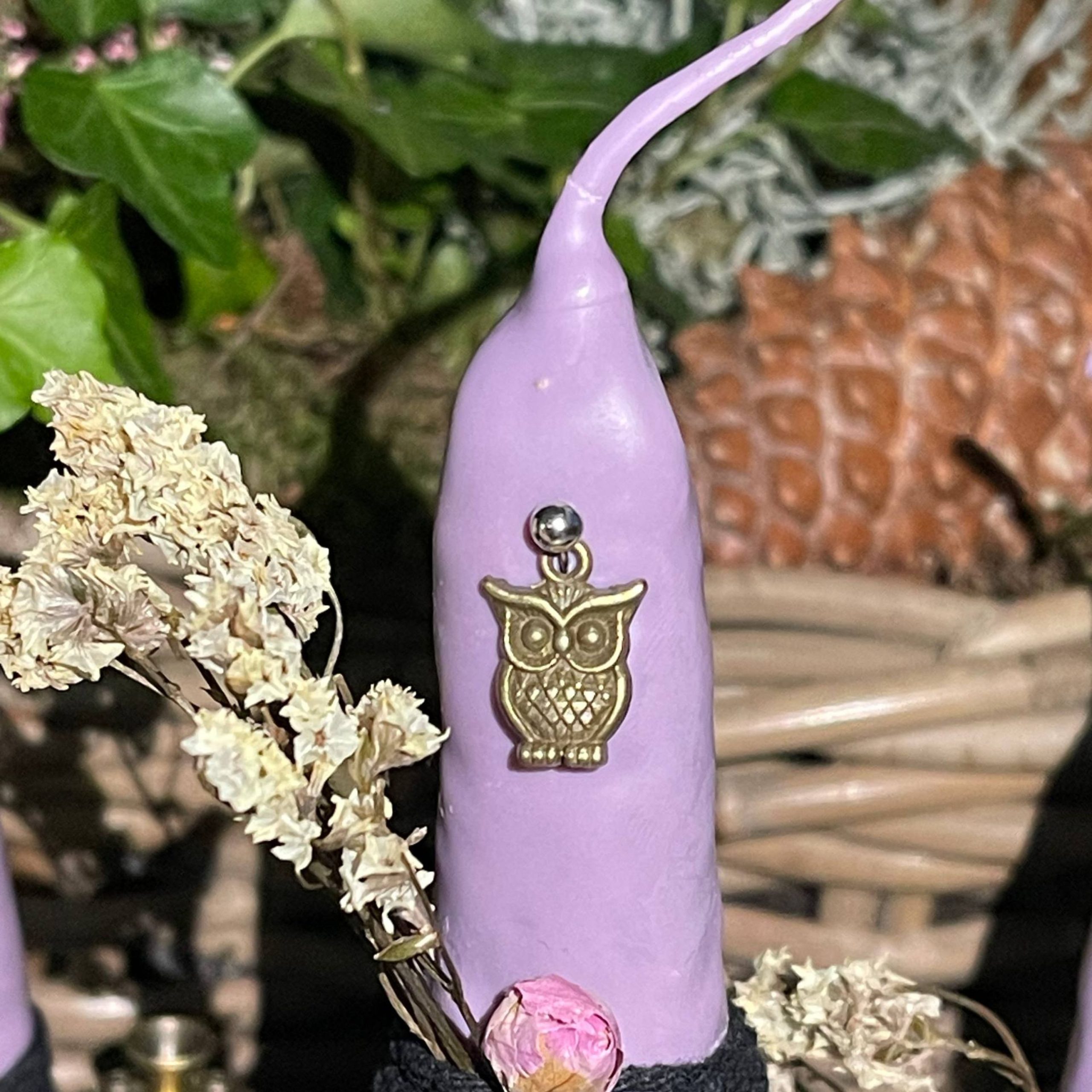 intention candle purple 225