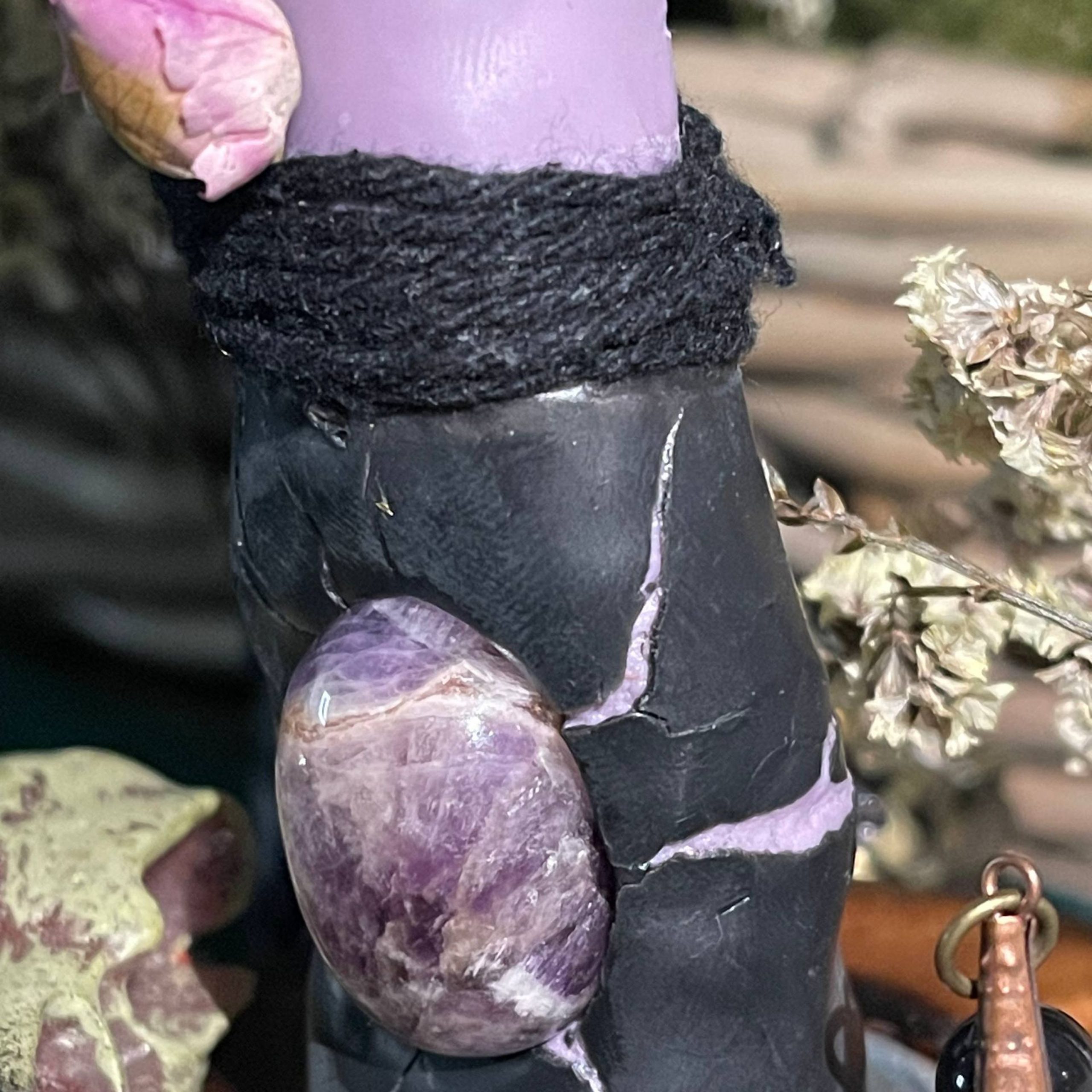 intention candle purple 227